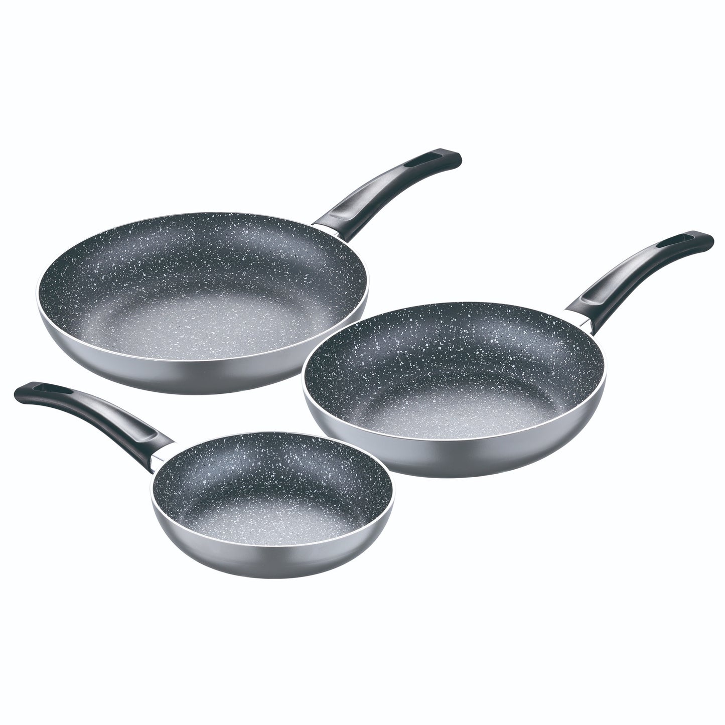 Juego de Batería de Cocina San Ignacio - 8 Piezas + Set de 3 Sartenes Soul Marble en Aluminio Prensado