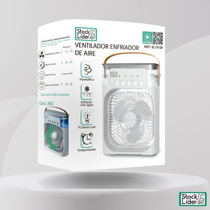 Ventilador enfriador de aire + caja