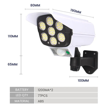 FOCO LED SIMULADOR DE CAMARA CON MANDO