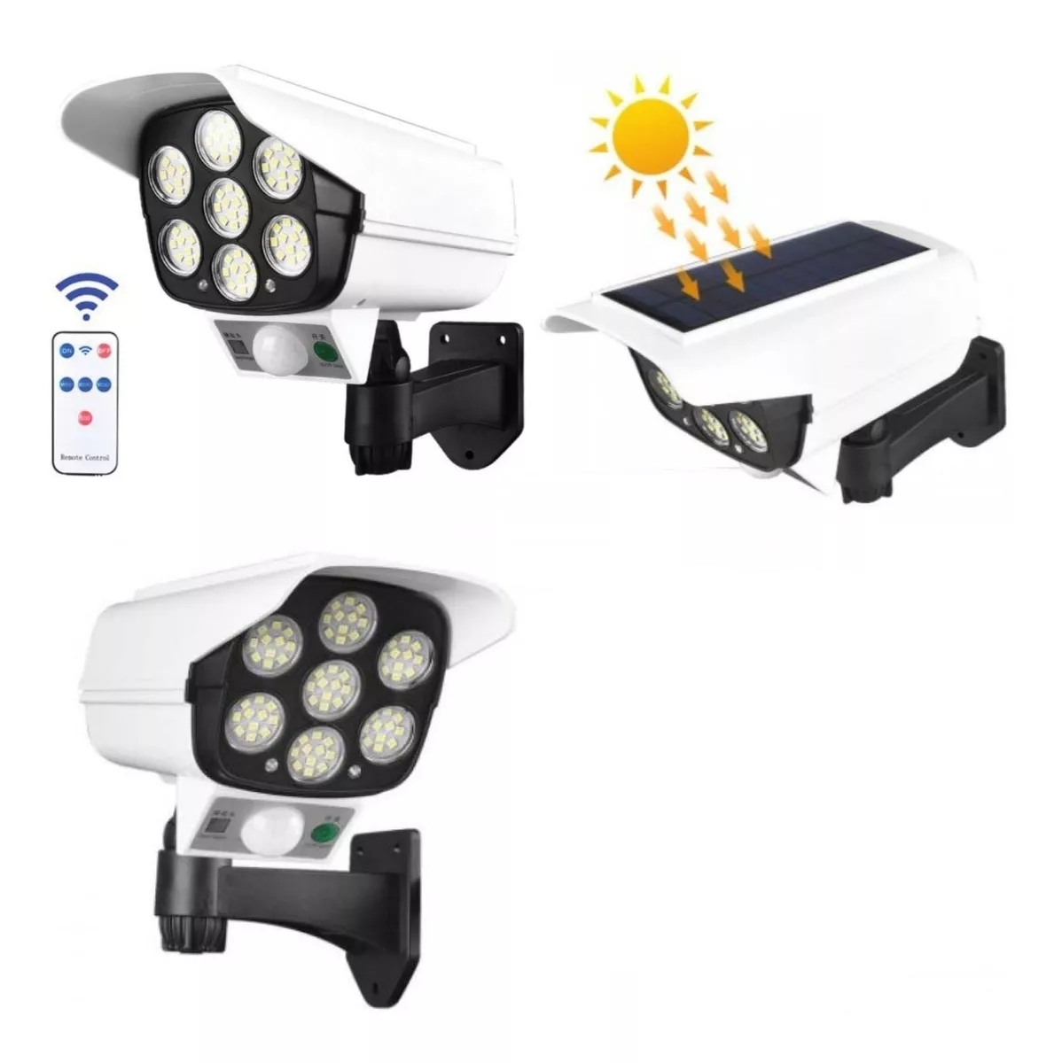 FOCO LED SIMULADOR DE CAMARA CON MANDO