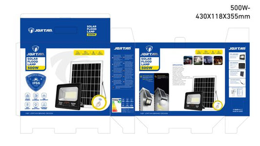 FOCO LED CON PLACA SOLAR 500W