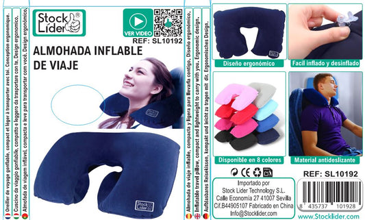 Almohada inflable de viaje