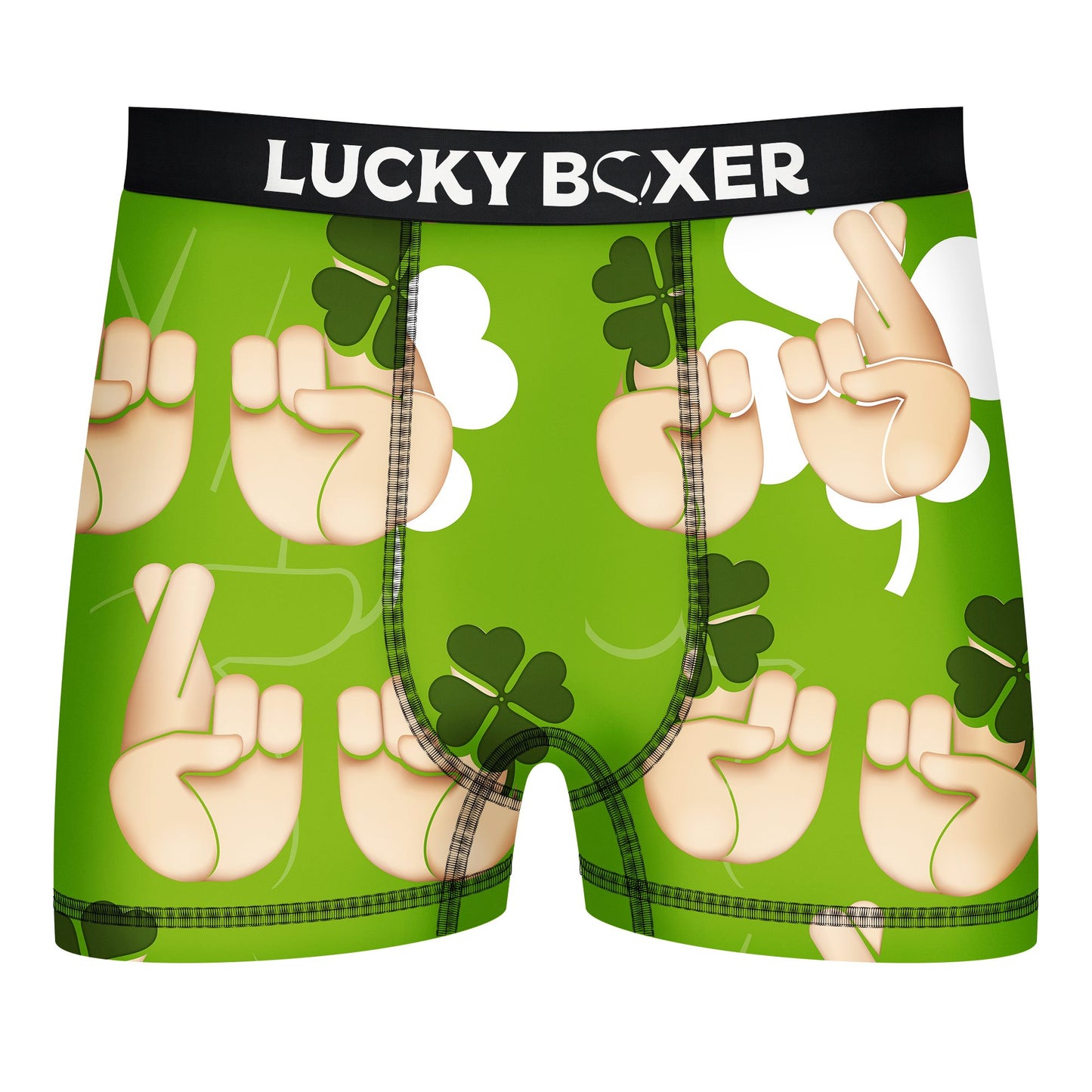 Calzoncillos lucky boxer en color verde para hombre