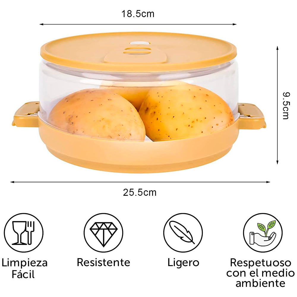 Vaporera Microondas Patatas Deliciosas