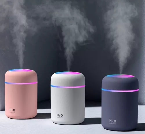 Humidificador LED rosa