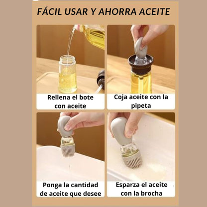 PACK Pulverizador de aceite y Bote aceite con brocha