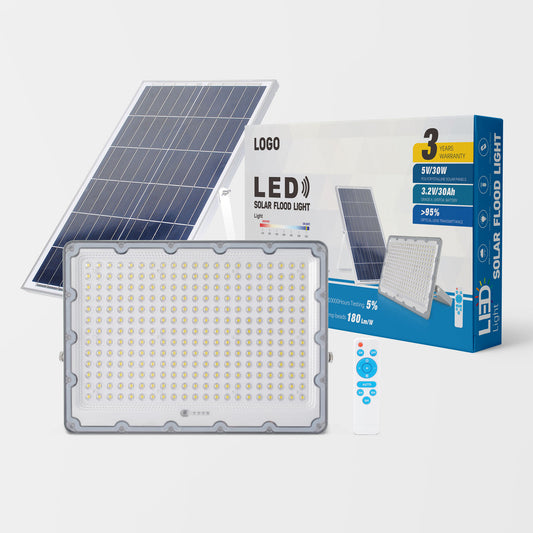 FOCO LED CON PLACA SOLAR 600W